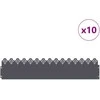 Vejos borteliai 10 pcs Antracitas 103 x 0,05 x 22 cm Plienas