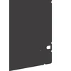 Vejos borteliai 10 pcs Juoda 103 x 0,05 x 22 cm Plienas