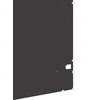Vejos borteliai 20 pcs Juoda 103 x 0,05 x 22 cm Plienas