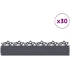 Vejos borteliai 30 pcs Antracitas 103 x 0,05 x 22 cm Plienas