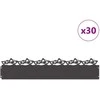 Vejos borteliai 30 pcs Juoda 103 x 0,05 x 22 cm Plienas