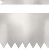Vejo kraštas 20 pcs Sidabro 100 x 0,05 x 30 cm