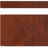 Vejo kraštas 4 pcs Rūdijanti 450 x 0,05 x 10 cm