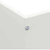 Vejo kraštas 6 pcs Balta 50 x 50 x 13 cm Plienas