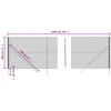 Vielinė tinklinė tvora, antracito, 1,8x10m, plienas