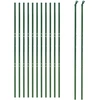 Vielinė tinklinė tvora, žalia, 2,2x25m, galvanizuotas plienas