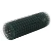 Vielos tinklas su PVC danga, žalias, 10x0,5m