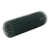 Vielos tinklas su PVC danga, žalias, 10x0,5m