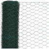 Vielos tinklas višč., žalios sp., 25x1,2m, PVC dengtas plienas