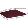 Viršutinis pavėsinės uždangalas, vyšninis, 3x4m, 310 g/m²