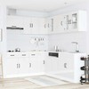 Virtuvinių spintelių komplektas, 11 dalių, Kalmar, balta