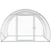 Vištų būdas Sidabrinė 200 x 150 x 100 cm Galvanizuotas plienas
