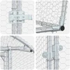 Vištų būdas Sidabrinė 200 x 150 x 100 cm Galvanizuotas plienas