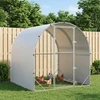 Vištų būdas Sidabrinė 200 x 200 x 200 cm Galvanizuotas plienas