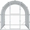 Vištų būdas Sidabrinė 200 x 200 x 200 cm Galvanizuotas plienas