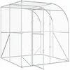Vištų būdas Sidabrinė 200 x 200 x 215 cm Galvanizuotas plienas