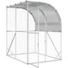 Vištų būdas Sidabrinė 200 x 200 x 215 cm Galvanizuotas plienas