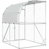 Vištų būdas Sidabrinė 200 x 200 x 215 cm Galvanizuotas plienas