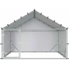 Vištų coop su stogu Sidabrinė 200 x 200 x 150 cm