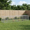Vištų kiemas Sidabrinė 500 x 100 x 100 cm Galvanizuotas plienas