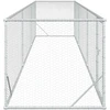 Vištų kiemas Sidabrinė 500 x 100 x 100 cm Galvanizuotas plienas