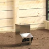 Vištų lesykla Sidabro 20 x 25 x 35 cm Cinkuota plienas
