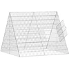 Vištų narvas Sidabrinė 110 x 100 x 85 cm Galvanizuotas plienas