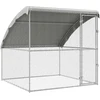 Vištų narvas Sidabrinė 2 x 2 x 2 m Galvanizuotas plienas