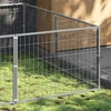 Voljeras šunims, sidabrinės spalvos, 16m², plienas