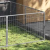 Voljeras šunims, sidabrinės spalvos, 20m², plienas