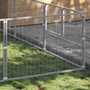 Voljeras šunims, sidabrinės spalvos, 21m², plienas
