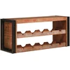 Vyno stovas Ruda 100 x 45 x 33 cm Kieta atnaujinta mediena