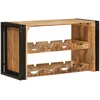 Vyno stovas Ruda 80 x 45 x 33 cm Kietas Rupus Mangų Medis