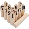 Žaidimas Number Kubb, medinis