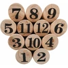 Žaidimas Number Kubb, medinis
