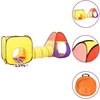 Žaidimų palapinė su 250 kamuoliukų, spalvota, 255x80x100cm