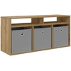 TV staliukas Žemas stalas 102 x 32 x 48,5 cm Amatininkų ąžuolas