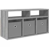 TV staliukas Žemas stalas su stalčių Pilkas Sonoma 72 x 22,5 x 38 cm