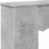 Židinio rėmas Betono pilka 102 x 20 x 102 cm Apdirbta mediena
