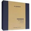 Al Haramain Amber Oud Bleu Edition rinkinys: 75ml EDP purškiklis + 30ml EDP purškiklis + 200ml dezodorantas