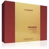 Al Haramain Amber Oud Ruby Edition rinkinys parfuminio vandens purškiklis 75ml + parfuminio vandens purškiklis 30ml + purškiamas dezodorantas 200ml