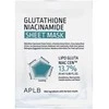 APLB Glutathione Niacinamide Sheet Mask lakštinė veido kaukė, 25 ml