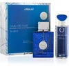 Rinkinys vyrams Armaf Club De Nuit Mėlyna Iconic SET M (EDP 105 ml, kūno dulksna 200 ml)