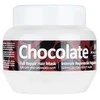 Kallos Cosmetics Chocolate Full Atstatomasis Plaukų kaukė kaukė sausiems, pažeistiems plaukams, 275 ml