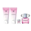 Kvepalų rinkinys moterims Versace Bright Crystal (EDT, 90 ml + EDT, 5 ml + kūno losjonas, 100 ml + dušo želė, 100 ml)