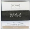 Millefiori Milano Icon Car Air Freshener Nero Metal