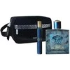 Kvepalų rinkinys vyrams Versace Eros (EDT, 100 ml + EDT, 10 ml + kosmetinė)