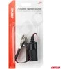 Adapteris į žiebtuvėlio lizdą 12V/24V, krokodilo tipo, 15 cm AMIO-03803