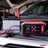 Akumuliatoriaus įkroviklis su užvedimo funkcija AGM/GEL/STD/LiFePo4 MAX 16A 12/24V PRO AMIO-04529