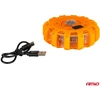 Akumuliatorinis LED avarinis šviestuvas su žibintuvėlio funkcija, 12 SMD + 3 SMD, 650 mAh AMIO-04829